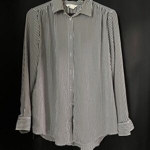 Black and White Striped Shirt